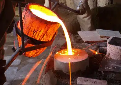 Hot hot hot! Vloeibare metalen in BIG ART & GARDEN!